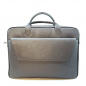 Preview: BGents leather Business Bag grey,